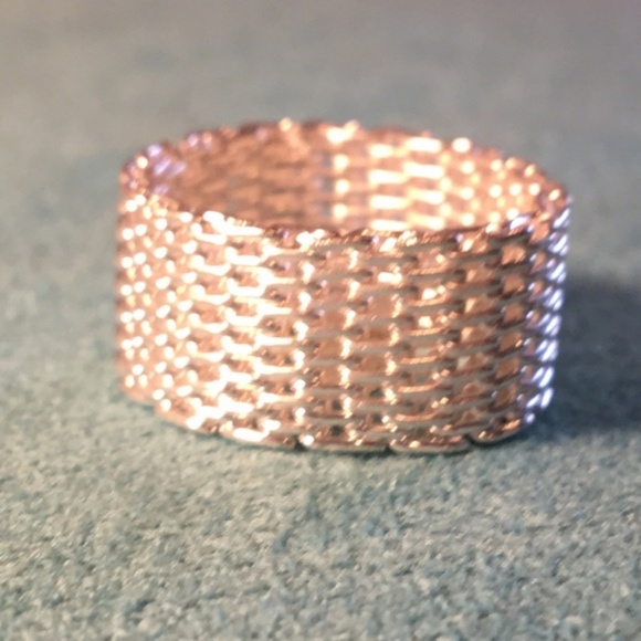 925 mesh ring - Picture 2 of 3